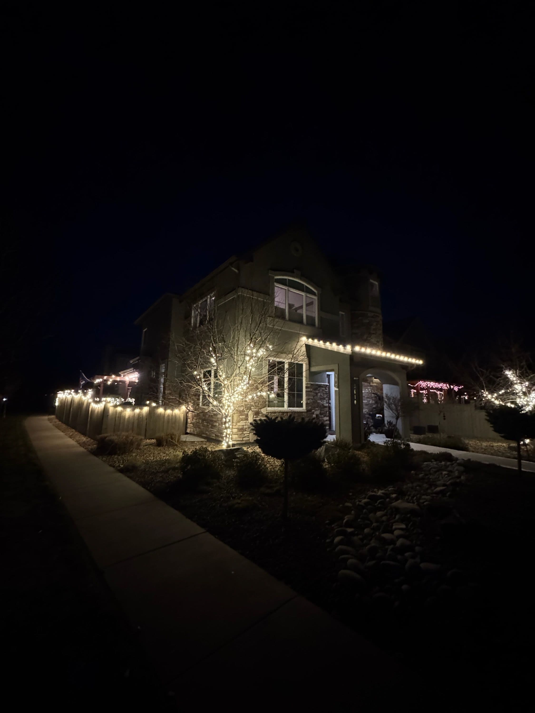Project Holiday Glow Lighting for a Charming Two-Story Home image